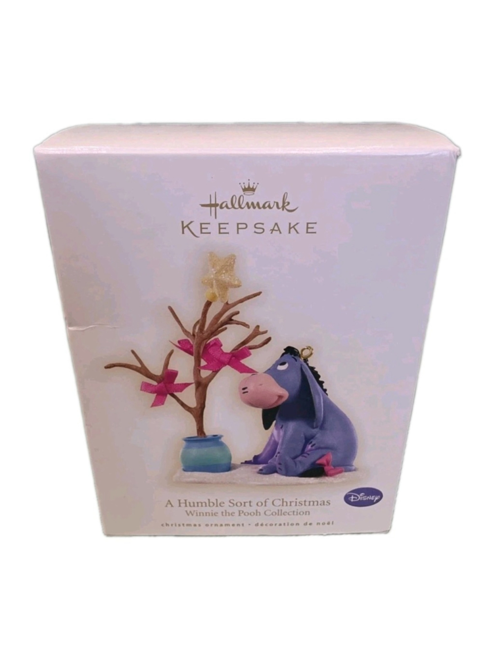 Hallmark 2009 A Humble Sort of Christmas Eeyore Disney Pooh Ornament QXD2002